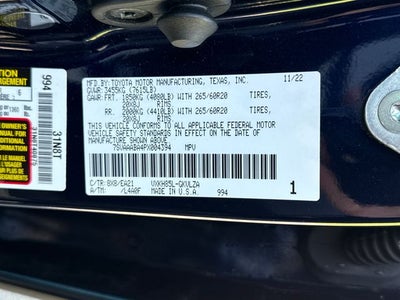 2023 Toyota Sequoia Limited