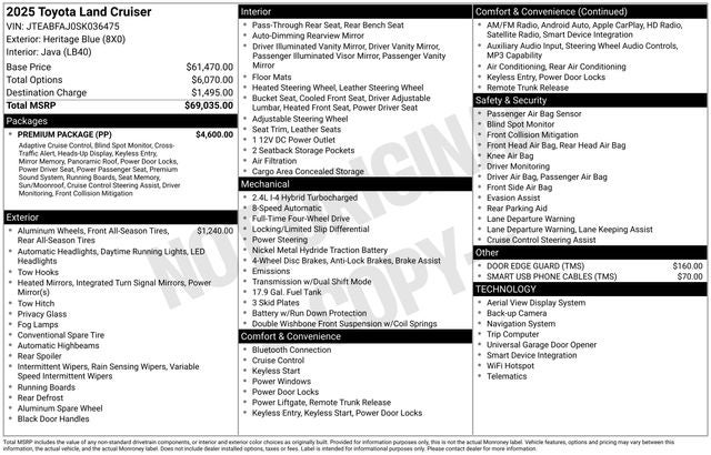 2025 Toyota Land Cruiser Base