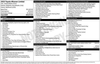 2023 Toyota 4Runner Limited