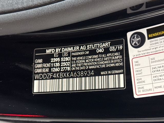 2019 Mercedes-Benz E-Class E 300 4MATIC®