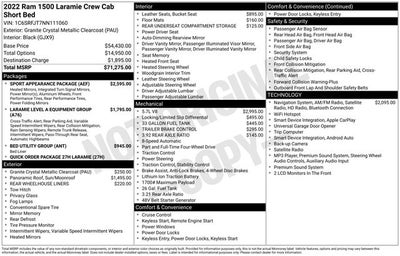 2022 RAM 1500 Laramie