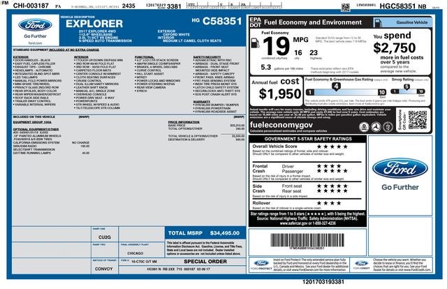 2017 Ford Explorer Base