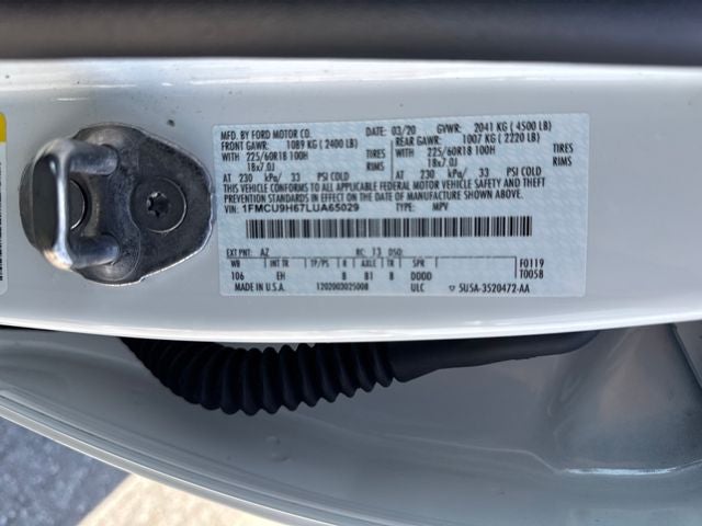 2020 Ford Escape SEL