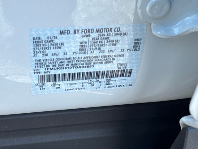 2026 Ford Explorer Platinum