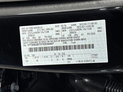 2026 Ford F-250SD Lariat