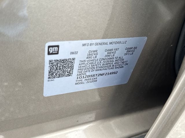 2022 Chevrolet Malibu LS 1LS
