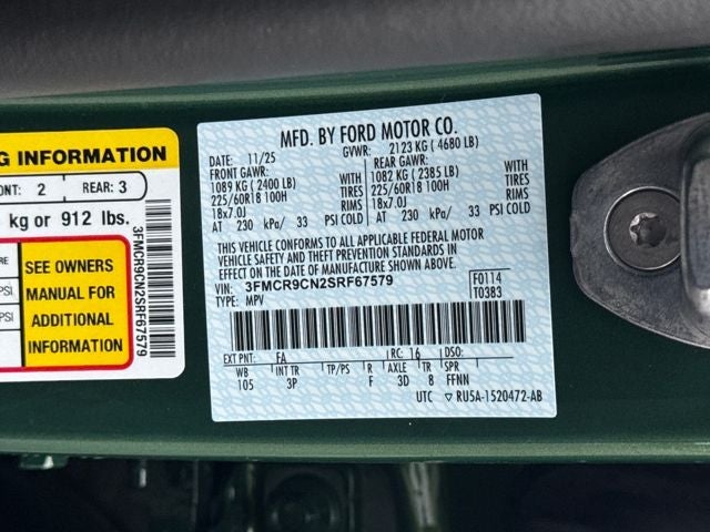 2025 Ford Bronco Sport Outer Banks