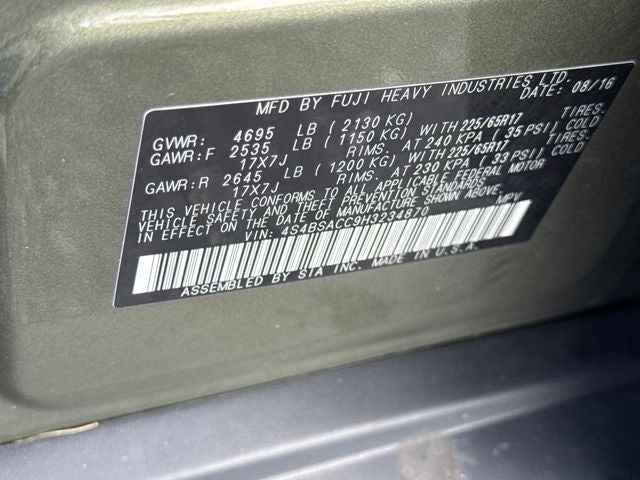 2017 Subaru Outback 2.5i Premium