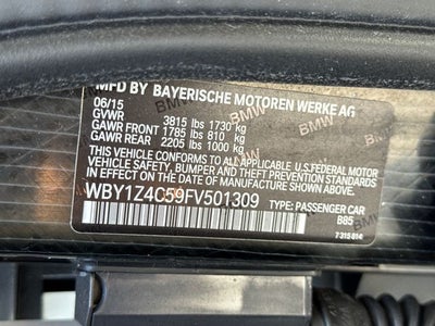 2015 BMW i3 with Range Extender