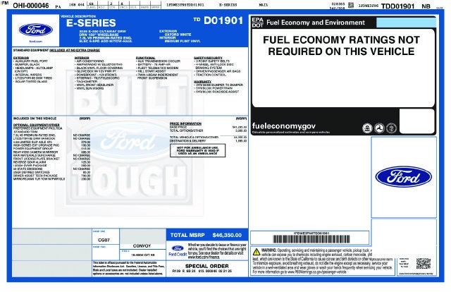 2026 Ford E-350SD Base Cutaway