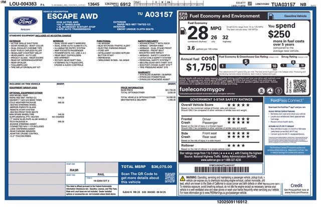 2026 Ford Escape Active