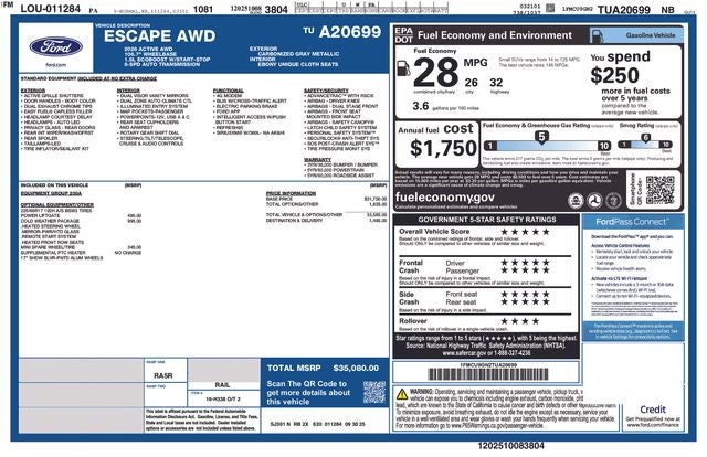 2026 Ford Escape Active