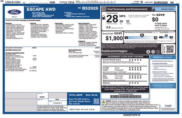 2025 Ford Escape Active