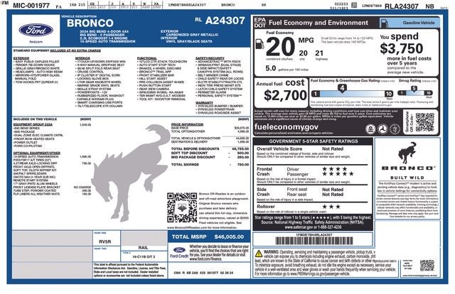 2024 Ford Bronco Big Bend