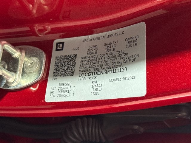 2021 Chevrolet Colorado Z71