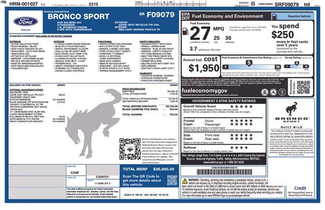 2025 Ford Bronco Sport Big Bend