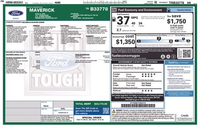 2026 Ford Maverick XL