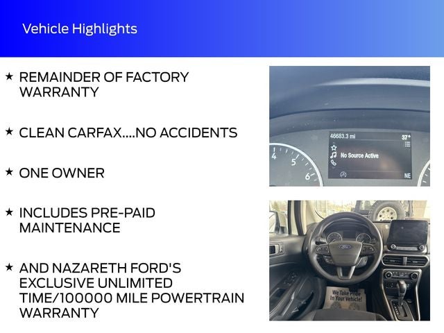 2022 Ford EcoSport SE