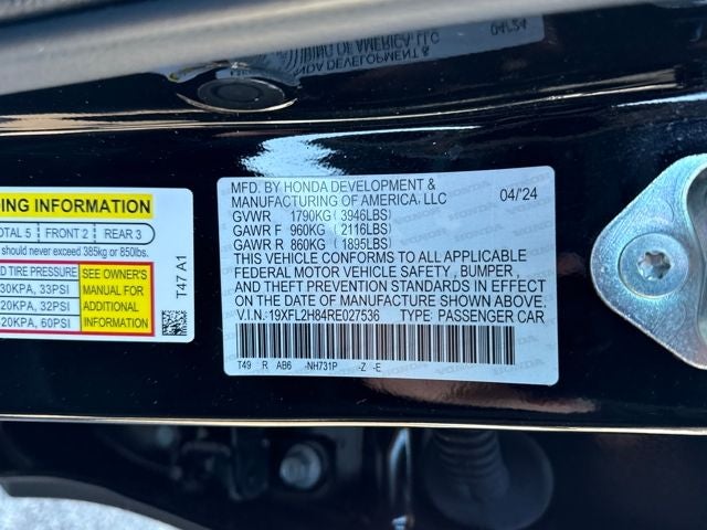 2024 Honda Civic Sport