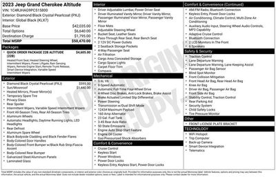 2023 Jeep Grand Cherokee Altitude