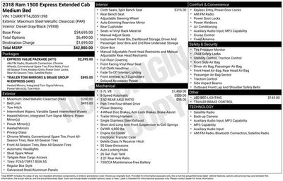 2018 RAM 1500 Express