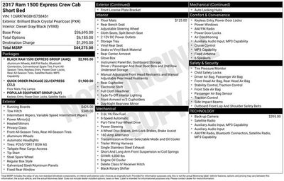 2017 RAM 1500 Express