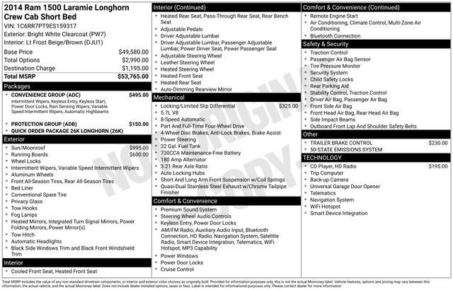 2014 RAM 1500 Laramie Longhorn