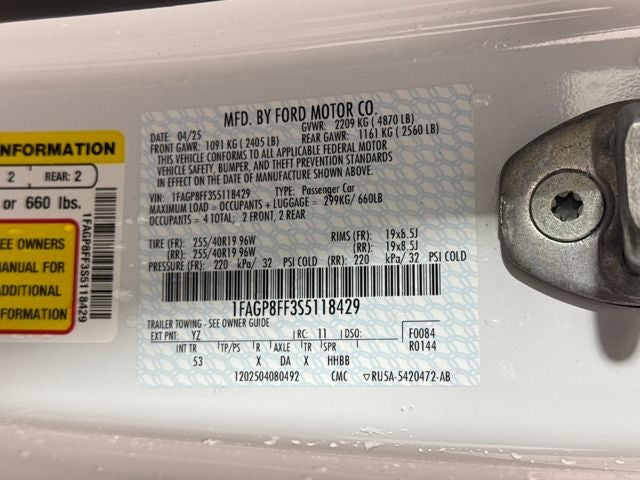 2025 Ford Mustang GT Premium