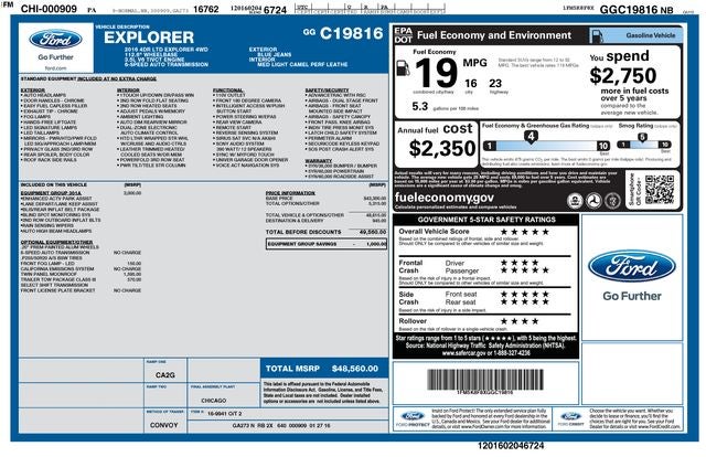2016 Ford Explorer Limited