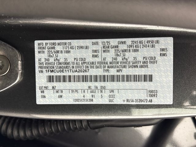 2026 Ford Escape Plug-In Hybrid Base