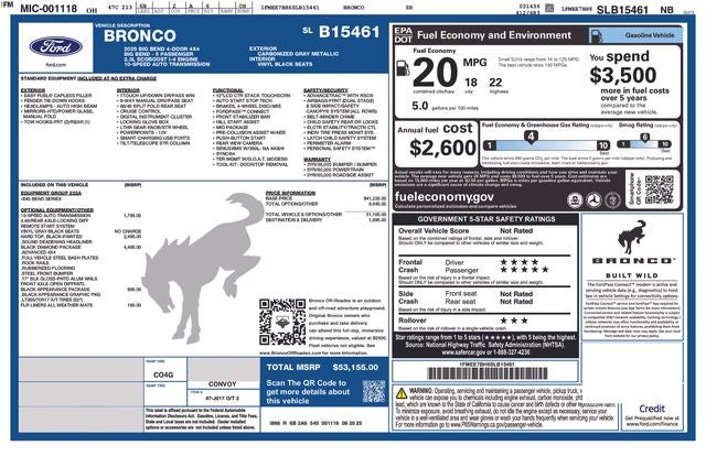 2025 Ford Bronco Big Bend