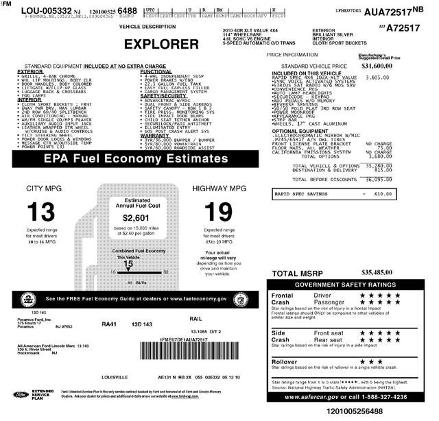 2010 Ford Explorer XLT