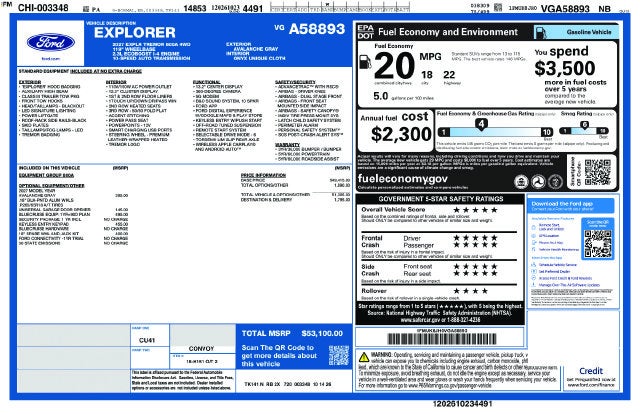 2027 Ford Explorer Tremor