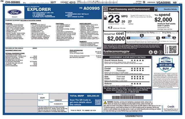 2027 Ford Explorer ST-Line