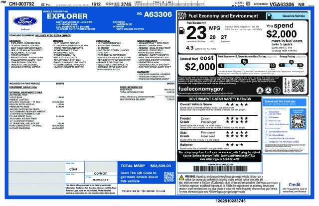 2027 Ford Explorer ST-Line