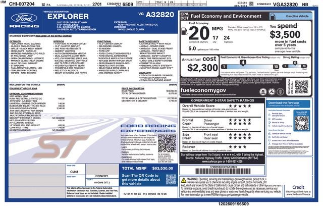 2027 Ford Explorer ST