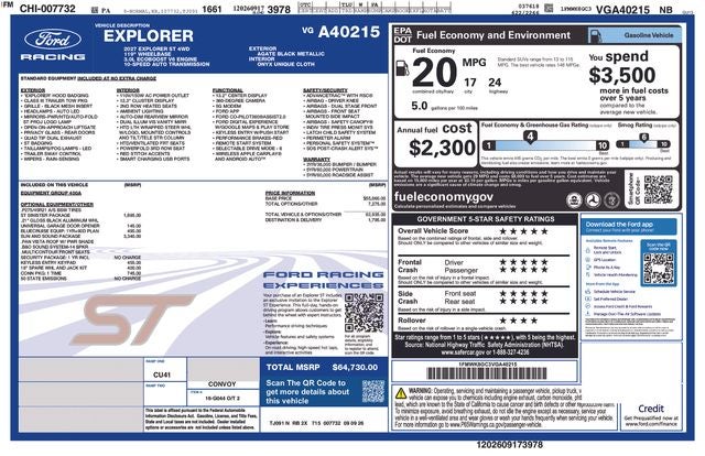 2027 Ford Explorer ST