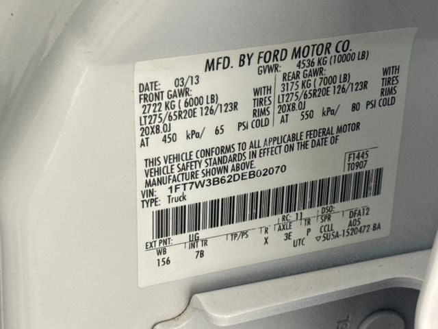 2013 Ford F-350SD Platinum