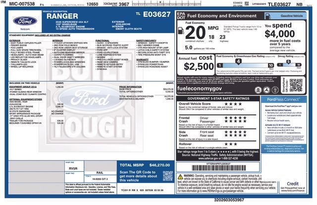 2026 Ford Ranger XLT