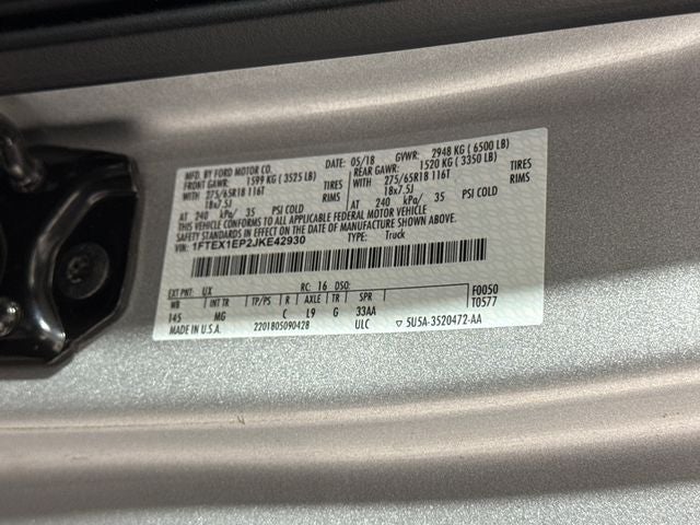 2018 Ford F-150 XLT