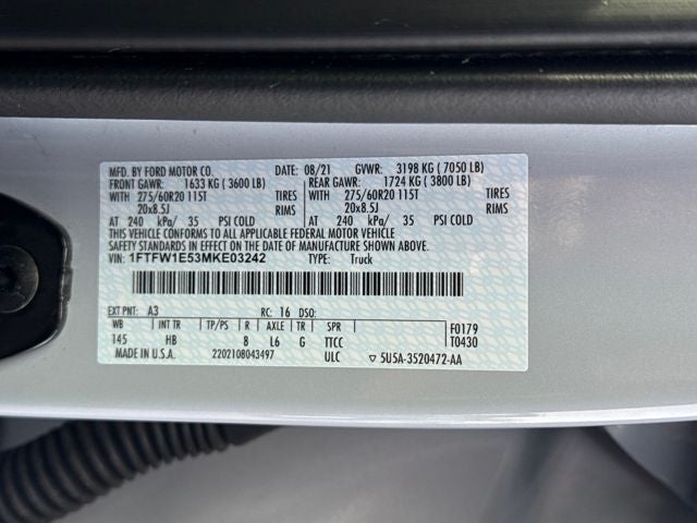 2021 Ford F-150 Lariat