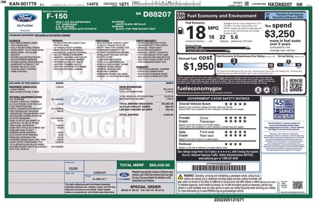 2022 Ford F-150 Lariat