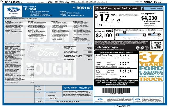 2014 Ford F-150 Lariat
