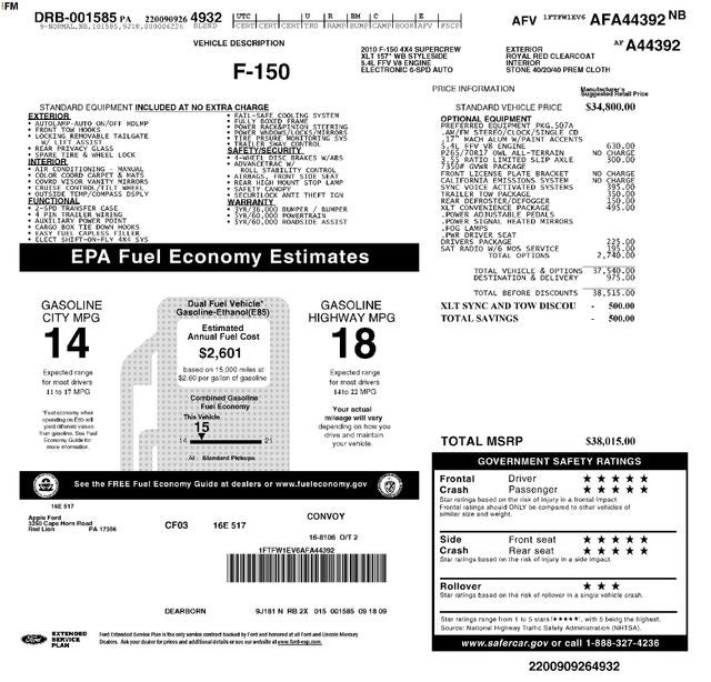2010 Ford F-150 XL