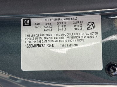 2011 Cadillac CTS Performance