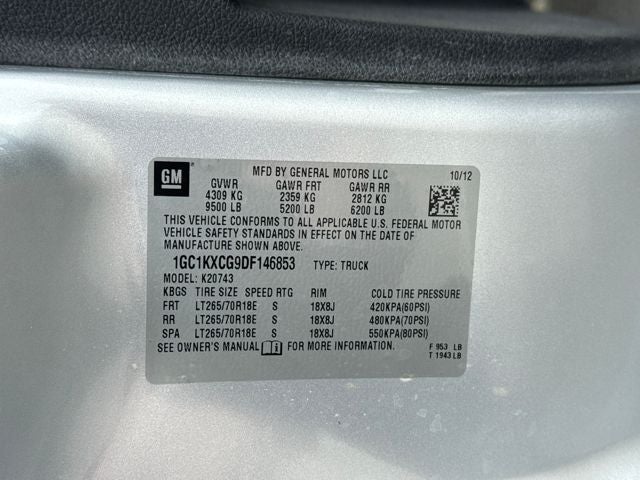 2013 Chevrolet Silverado 2500HD LT