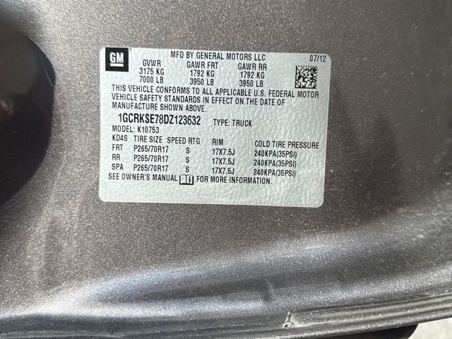 2013 Chevrolet Silverado 1500 LT