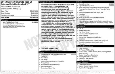 2016 Chevrolet Silverado 1500 LT LT1