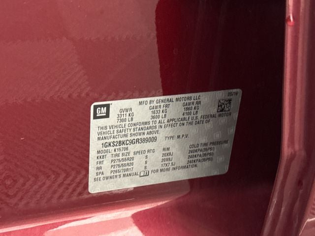 2016 GMC Yukon SLT