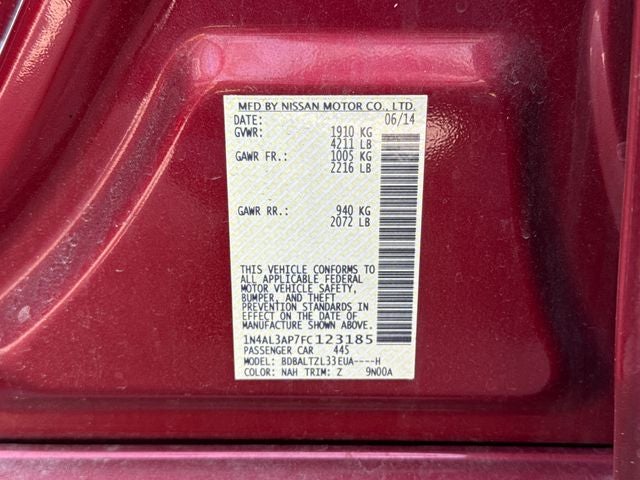 2015 Nissan Altima 2.5 SL